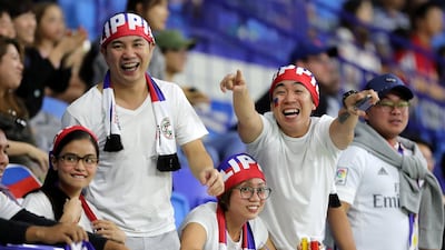 Philippines fans have a good time during the match against South Korea.