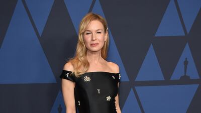 Renee Zellweger at the 11th Annual Governors Awards gala hosted by the Academy of Motion Picture Arts and Sciences at the Dolby Theater in Hollywood on October 27, 2019. AP