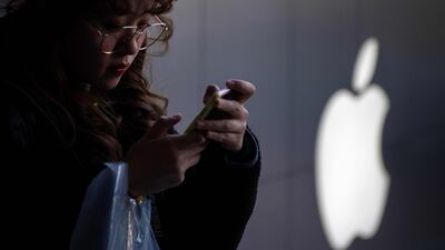 Falling demand for Apple's phone in China has hit suppliers of parts. AFP