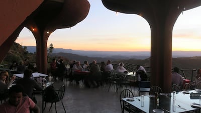 Ben Abeba’s modern design ensures open-air seating for over 250 diners during the high winter season. Courtesy Motez Bishara