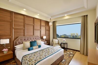 A room at the new Radisson Srinagar, India. Radisson