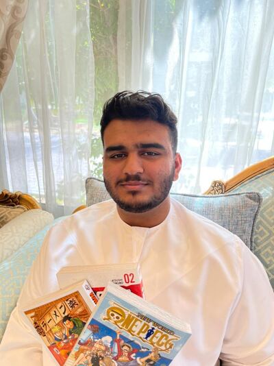 Nasser Sultan Lootah sells manga books and other merchandise online. Courtesy: Nasser Sultan Lootah