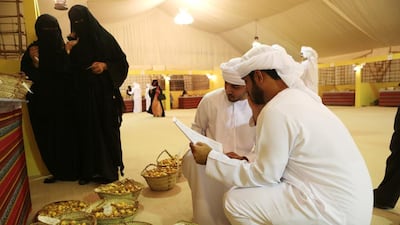 Organisers survey a selection of dates.