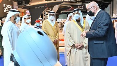 Sheikh Mansour bin Zayed, Deputy Prime Minister and Minister of Presidential Affairs opens Umex. All photos: Wam