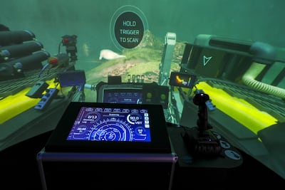 The OceanX Portal at the Natural History Museum in Abu Dhabi. Victor Besa / The National