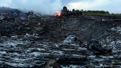 Malaysian Prime Minister Najib Razak said on his Twitter feed he was ‘shocked by reports that an MH plane crashed.’ Dominique Faget/AFP Photo