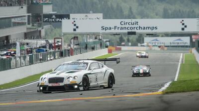 Bentley’s Continental GT3 race car, based on the Continental GT.
