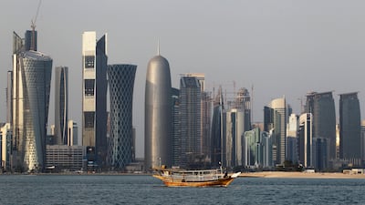 Qatar's political and economic isolation is unlikely to be lifted in the coming months, according to Moody's. Saurabh Das / AP