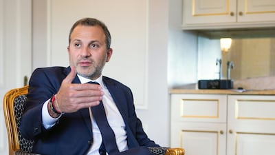 Foreign Minister Gebran Bassil appears to want to be Lebanon's next president. Bill Kotsatos for The National