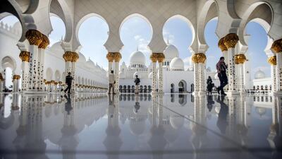 Sheikh Zayed Grand Mosque was completed in 2007. Ali Hassan / Anadolu Agency / Getty Images