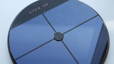 The Under Armour scale. Mark Lennihan / AP Photo