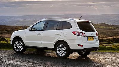 The Santa Fe is a competitively priced family SUV.