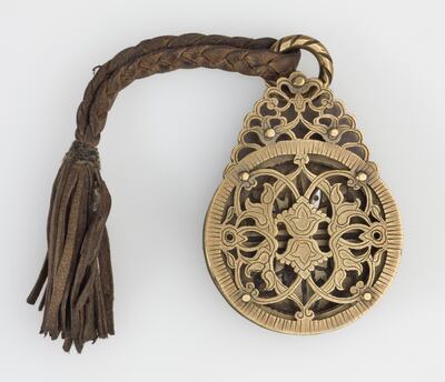 See the exhibition Hajj: Memories of a Journey, which focuses on the challenging routes pilgrims took to take part in Hajj. Pictured: a detail of Qibla indicator, 1800s. TCA Abu Dhabi