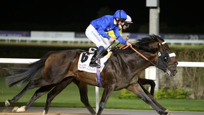 Maftool ridden by Paul Hanagan. (Pawan Singh/The National)