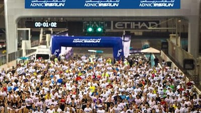 People of varied backgrounds and age groups ran.