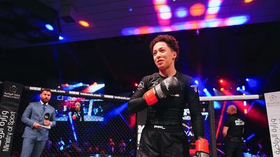 Hattan Al Saif salutes the crowd.