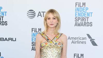 Carey Mulligan arrives at the 34th Film Independent Spirit Awards on Saturday, February 23, 2019. AFP