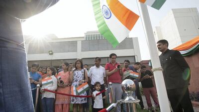 Indian residents of Dubai celebrated with friends and neighbours of all nationalities