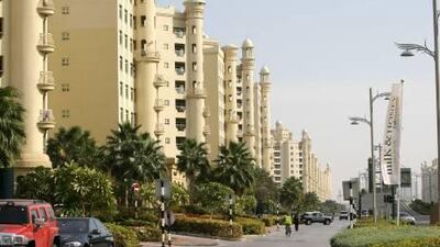 The shoreline apartments at the Palm Jumeirah.
