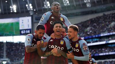 Aston Villa 35.2 per cent. Reuters