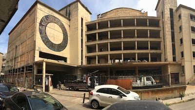 The Grande Brasserie du Levant, built in 1933, is seen here on March 27, 2017, shortly after demolition work had begun. David Enders for The National