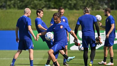 Netherlands midfielder Xavi Simons. AFP