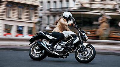 The Suzuki Gladius is positioned against Ducati's Monster.