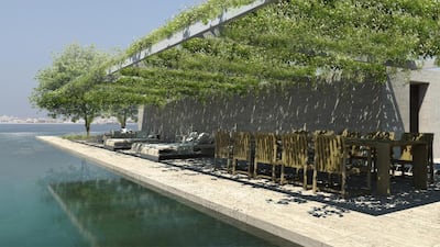 The penthouse at One at Palm Jumeirah sprawls across 42,477 square-feet, and is decked with a staggering 16,641 square-feet of balcony area. Courtesy Omniyat