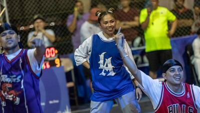 Performers during the Red Bull Half Court tournament. Antonie Robertson / The National