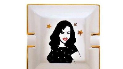 Hind Rostom ashtray. Courtesy of Aura B