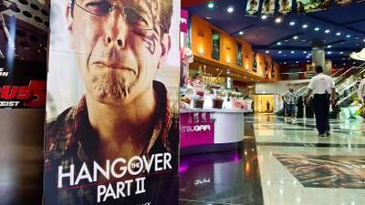 The Hangover Part II, showing in cinemas including those in the Mall of the Emirates in Dubai, is rated PG-15.