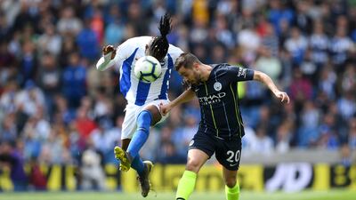 2018-19: Manchester City fell behind briefly, but then came back to hammer Brighton 4-1 and see off Liverpool again. Getty