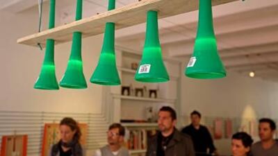A vuvuzela light fitting is one of the entrants in a competition to find a product that may help the underprivileged in South Africa.
