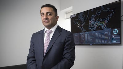 Amir Kolahzadeh, managing director of Itsec, one of region’s leaders in cyber security. Antonie Robertson / The National