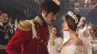 Tom Hughes and Jenna Coleman star as Prince Albert and Queen Victoria in a series about the former British monarch. Photo: ITV