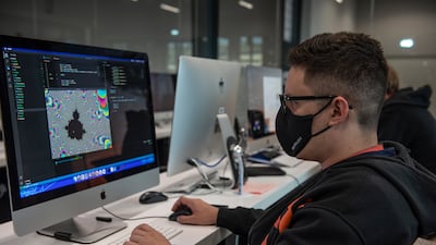 IT graduate Lucas De Alencastro Moreira regularly visits the school.