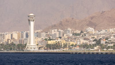 The city of Aqaba in Jordan. The country is seeking to boost foreign direct investment. Getty Images