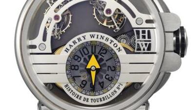Harry Winston’s Histoire de Tourbillon No 1 model, launched in 2009, is expected to fetch between $200,000 and $300,000.