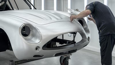 Each DB4 GT Zagato Continuation model is hand-built. Courtesy Aston Martin