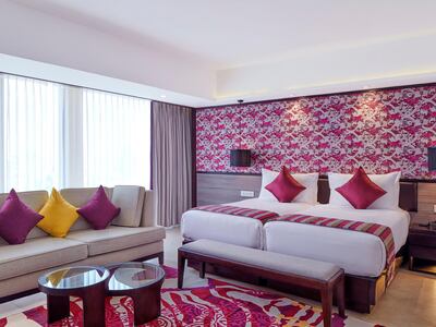 One of the property's larger premium rooms. Courtesy Vivanta Kathmandu