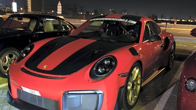 A Porsche 911 GT2 RS at the launch. Anna Nielsen for The National
