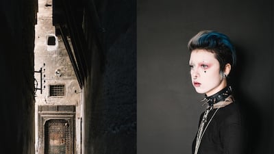 Mhammed Kilito's subjects are not typical. Randa walks around her conservative hometown of Tetouan in striking Gothic outfits, makeup and a spiked leather choker.