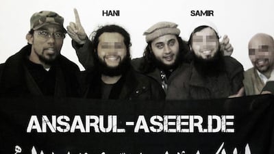 Denis Cuspert, the German ex-rapper, left, was killed in a US air strike in Syria on October 16. Facebook / DAPD