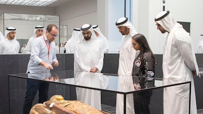 Sheikh Mohammed bin Rashid wants landmark developments such as Louvre Abu Dhabi to be celebrated on National Day.