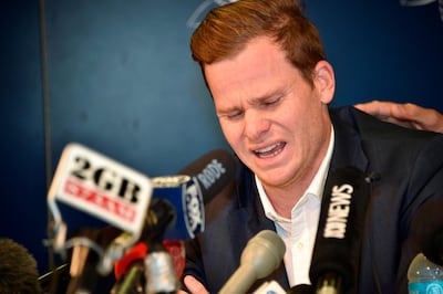 Steve Smith was dismissed as Australia cricket captain after the ball-tampering scandal. Peter Parks / AFP