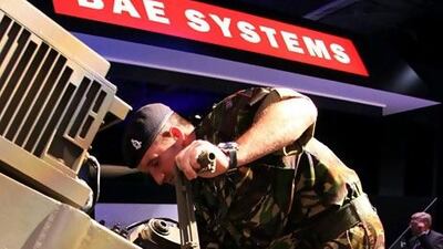 BAE's defence business is under scrutiny with cuts in defence budgets of countries such as the United States. Chris Ratcliffe / Bloomberg News