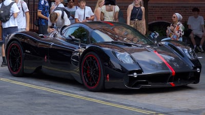 A Pagani Utopia spotted in Mayfair.