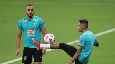 Brazil's Raphina in action. Reuters