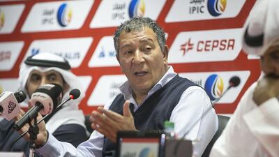Henk Ten Cate, Al Jazira's new Head Coach. AbuDhabi, United Arab Emirates. Mona Al Marzooqi/ The National