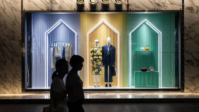 Gucci reported a nine per cent fall in sales in the third quarter of this year. Getty Images